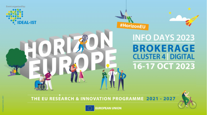 HORIZON EUROPE | Εκδήλωση δικτύωσης στον τομέα των Ψηφιακών Τεχνολογιών – Cluster 4