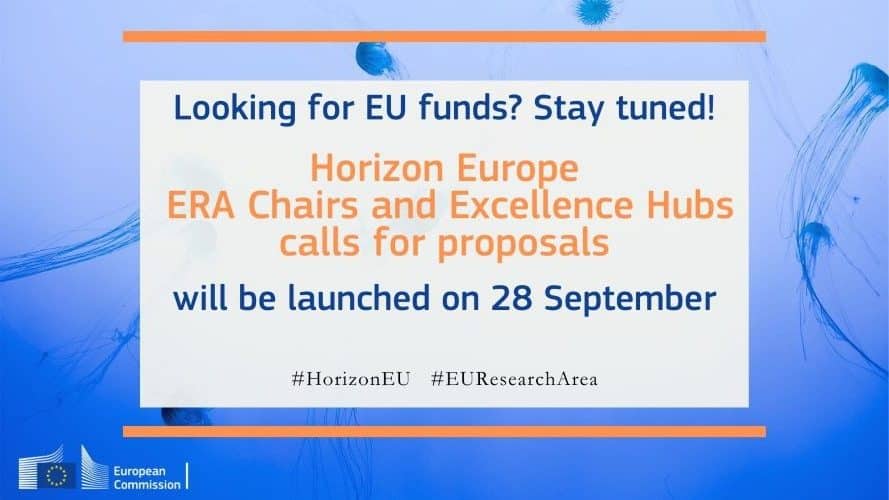 HORIZON EUROPE | Ανοιχτές προκηρύξεις στη θεματική του WIDERA: ERA Chairs και Excellence Hubs