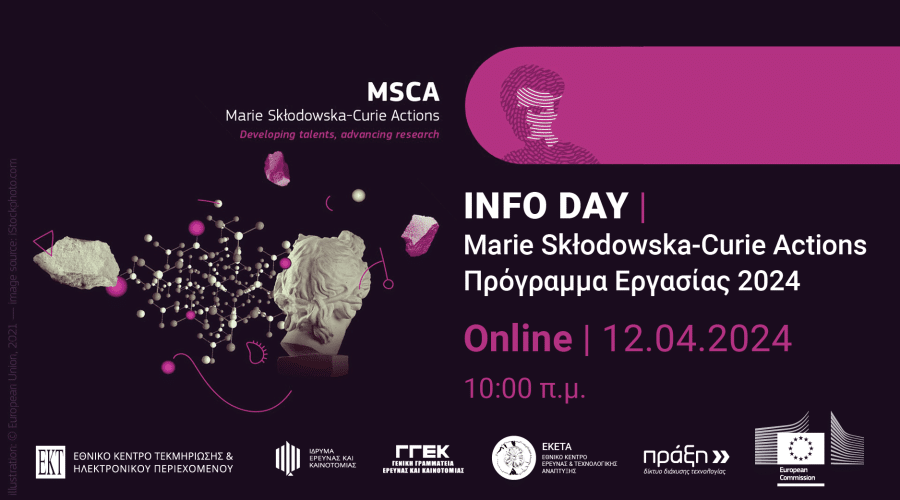 Info Day για Marie Skłodowska-Curie Actions του Ορίζοντα Ευρώπη: Πρόγραμμα Εργασίας 2024